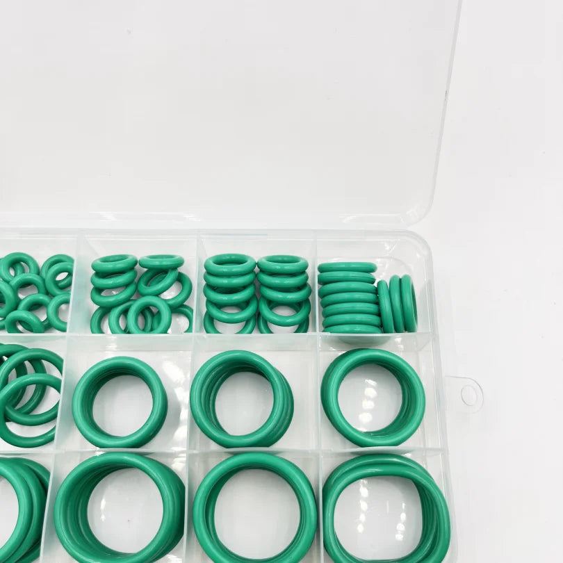 250s Green FKM O Ring Sealing Gasket Heat Resistance High Hardness Corrosion CS 1/1.5/2/2.4/3.1 Fluorine Rubber Seal O-rings Kit Tuck's Performance