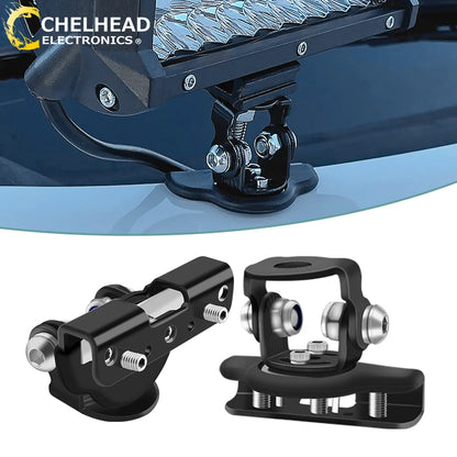 Universal LED Work Light Hood Mount Brackets - Pair image 1