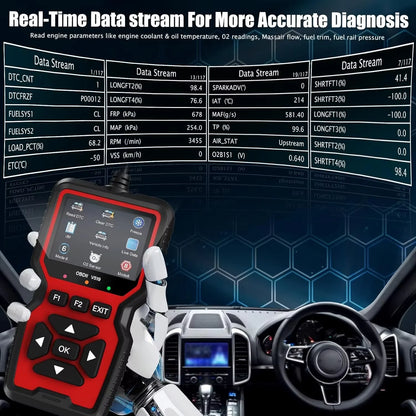 V519 OBD2 Diagnostic Scanner & Voltage Tester - product image 6