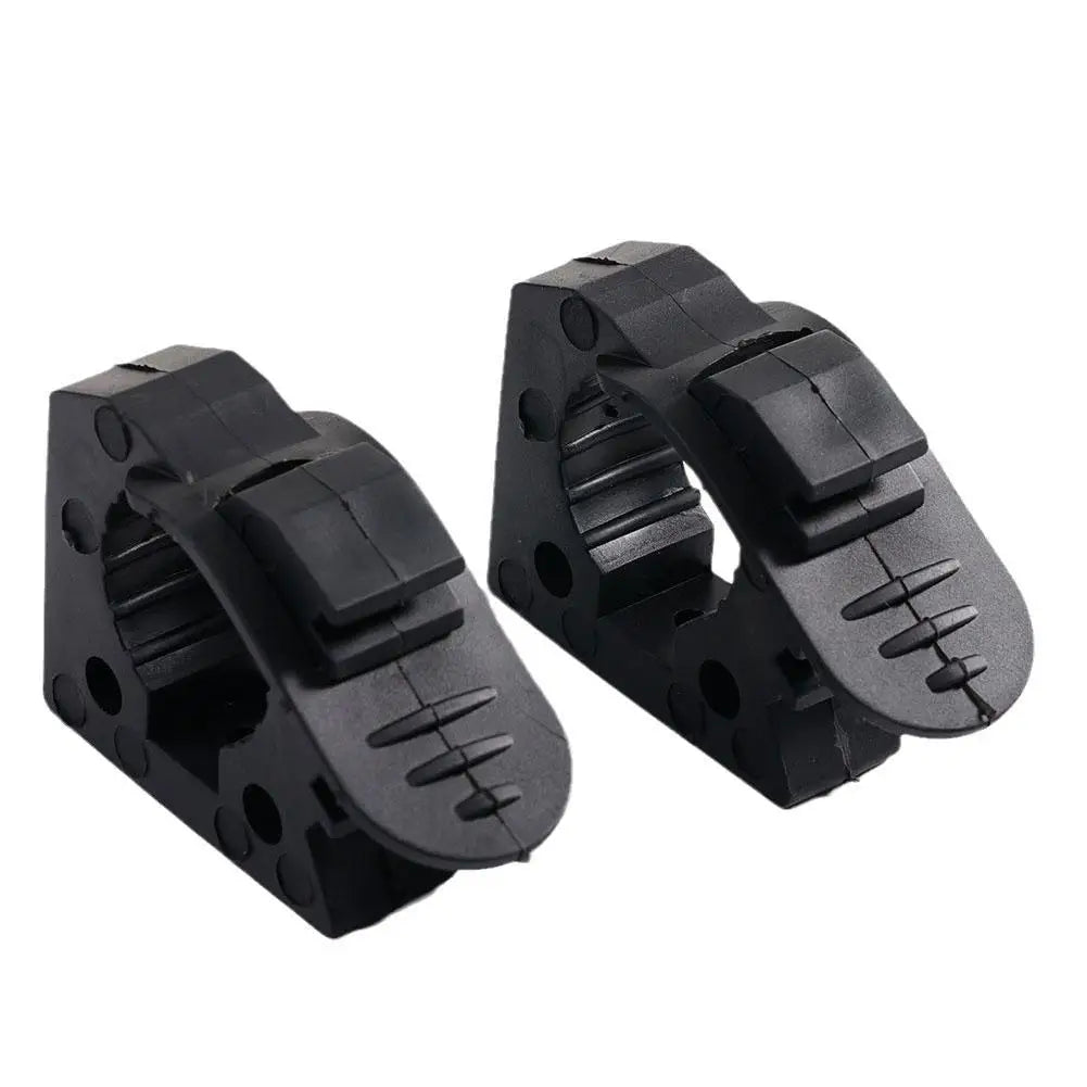 2 pack of black rubber quick-release tool clamps