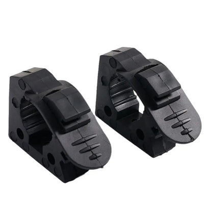 2 pack of black rubber quick-release tool clamps