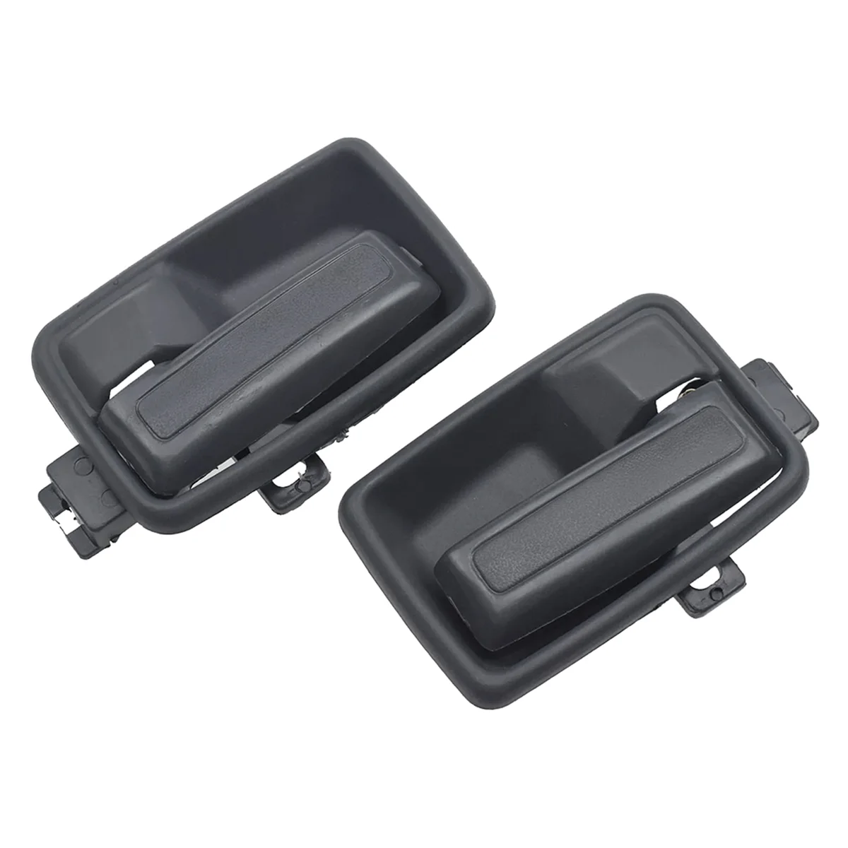 Grey ABS door handle pair, OEM 8971506463