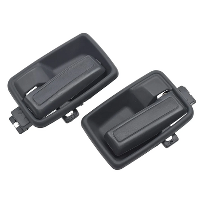 Grey ABS door handle pair, OEM 8971506463