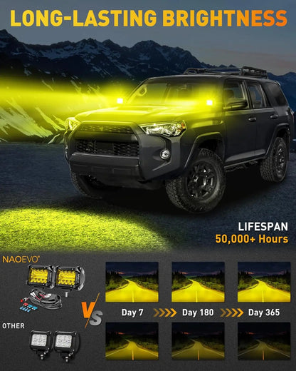 4 Inch 60W LED Pod Work Lights Pair product image 13