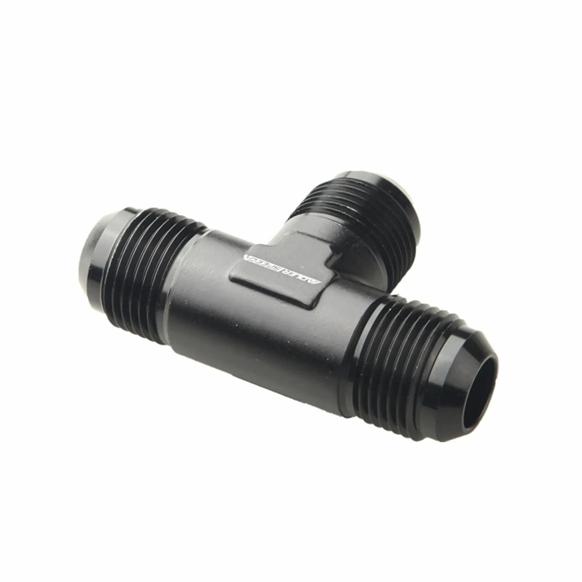 Universal AN3/4/6/8/10/12 Aluminum Alloy AN Male Thread Flare Tee Union T Pipe Fuel Hose Fitting Adapter Black/Blue Tuck's Performance