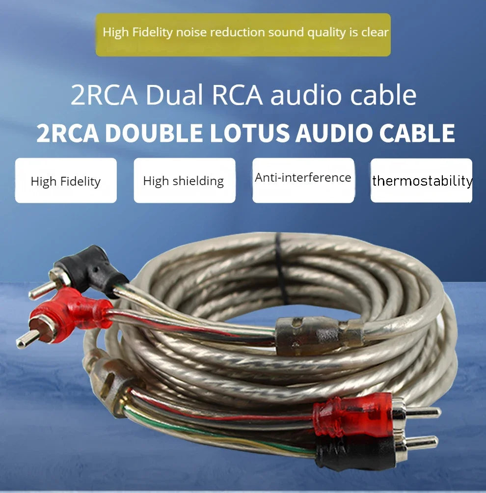 5m RCA Car Audio Signal Cable - product image 5