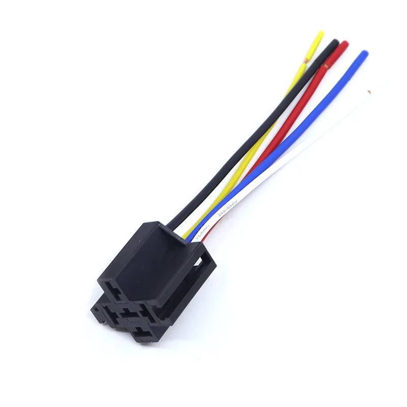 40A 80A 4 5 Pin Automotive Relay Socket Harness Connector  Relay Base Seat for 12V 24V 4Pin 5Pin Auto Relay Tuck's Performance