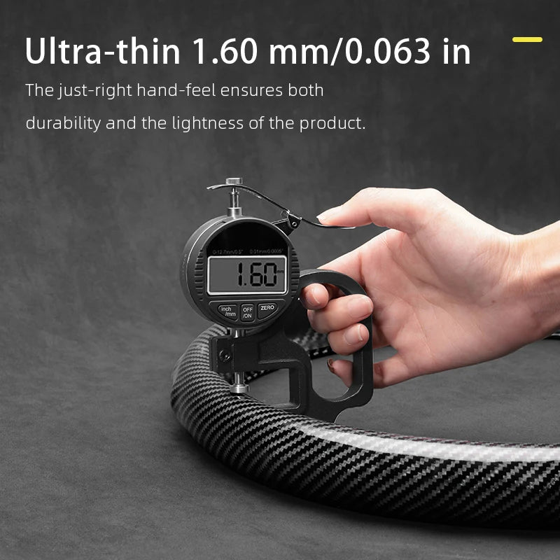 Suitable for Suzuki Carbon Fiber Texture Steering Wheel Cover Snap-On Wave-Shaped Sports Design Protective Case Alto S-Presso Celerio Ignis Swift Dzire Baleno Fronx Vitara E Vitara Grand S-Cross Jimny Xl7 Tuck's Performance
