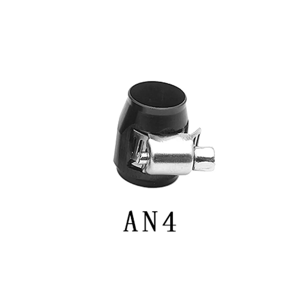 Fuel Line Hose Finisher AN4/AN6/AN8/AN10/AN12 Clamp Finisher Aluminum Car Modification Accessories Tuck's Performance