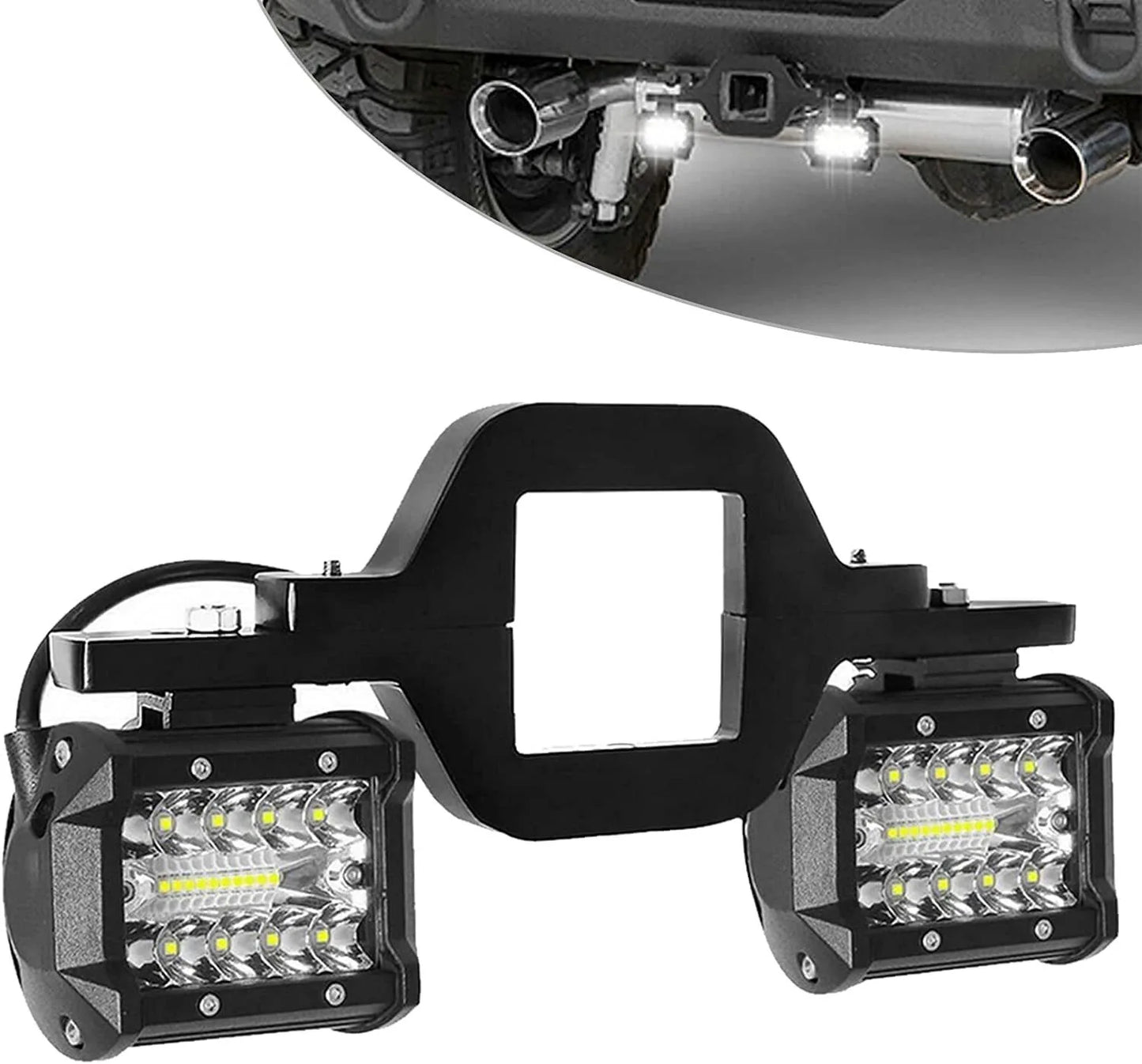 4 Inch 60W LED Work Light with Tow Hitch Bracket product image 1