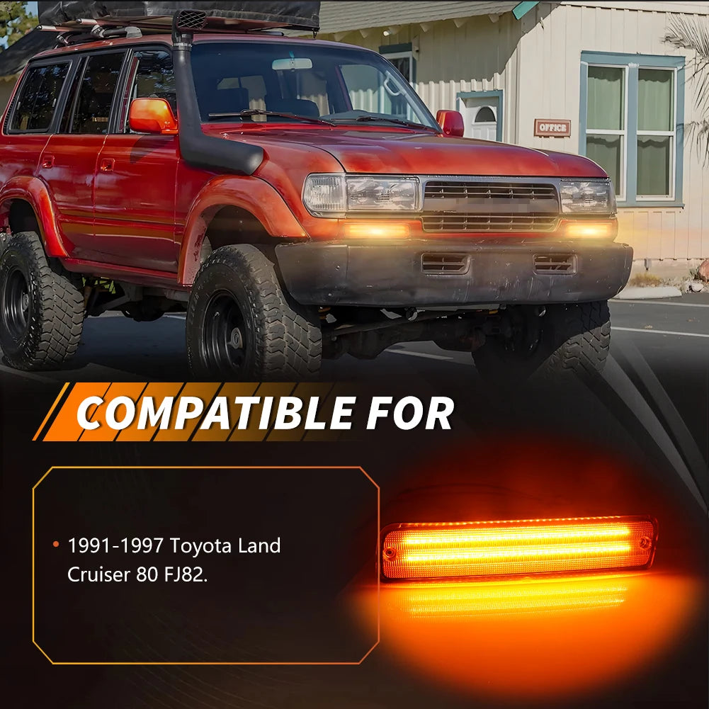 80 Series bumper light smoked