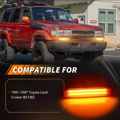 80 Series bumper light smoked