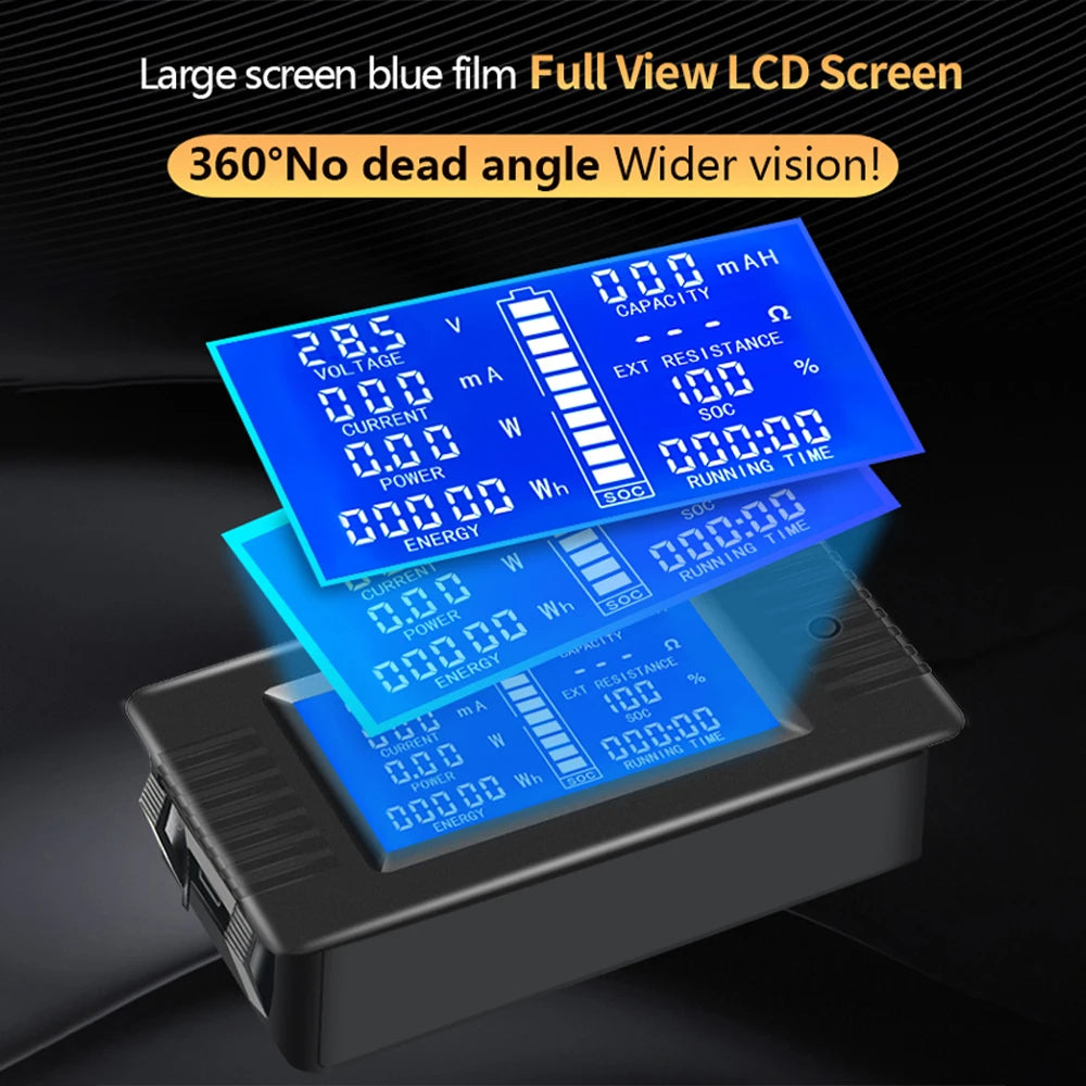 Digital Battery Capacity Tester with 100A-300A Shunt image 4