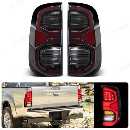 LED Taillight Assembly For Toyota Hilux n70 Brake Reversing Lamp Turn Signal Tail Lights 12V Tuck's Performance