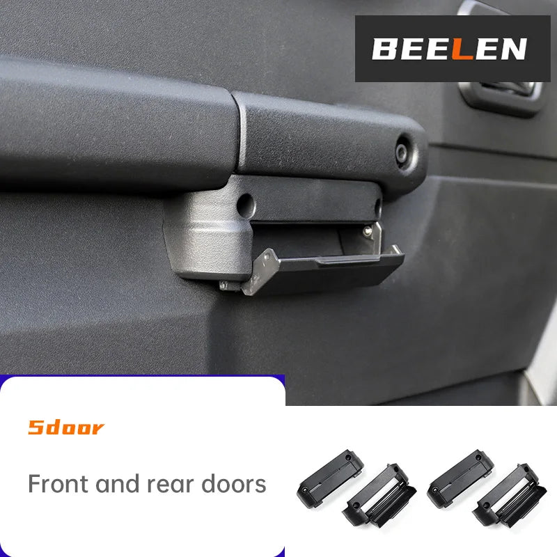Car Front Rear Door Handle Storage Box Organizer Tray For 2019-2025 3 Door 5Door Suzuki Jimny JB74 JB64 Interior Accessories Tuck's Performance