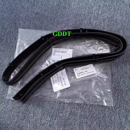 Bonnet seal profile detail for LandCruiser LC100