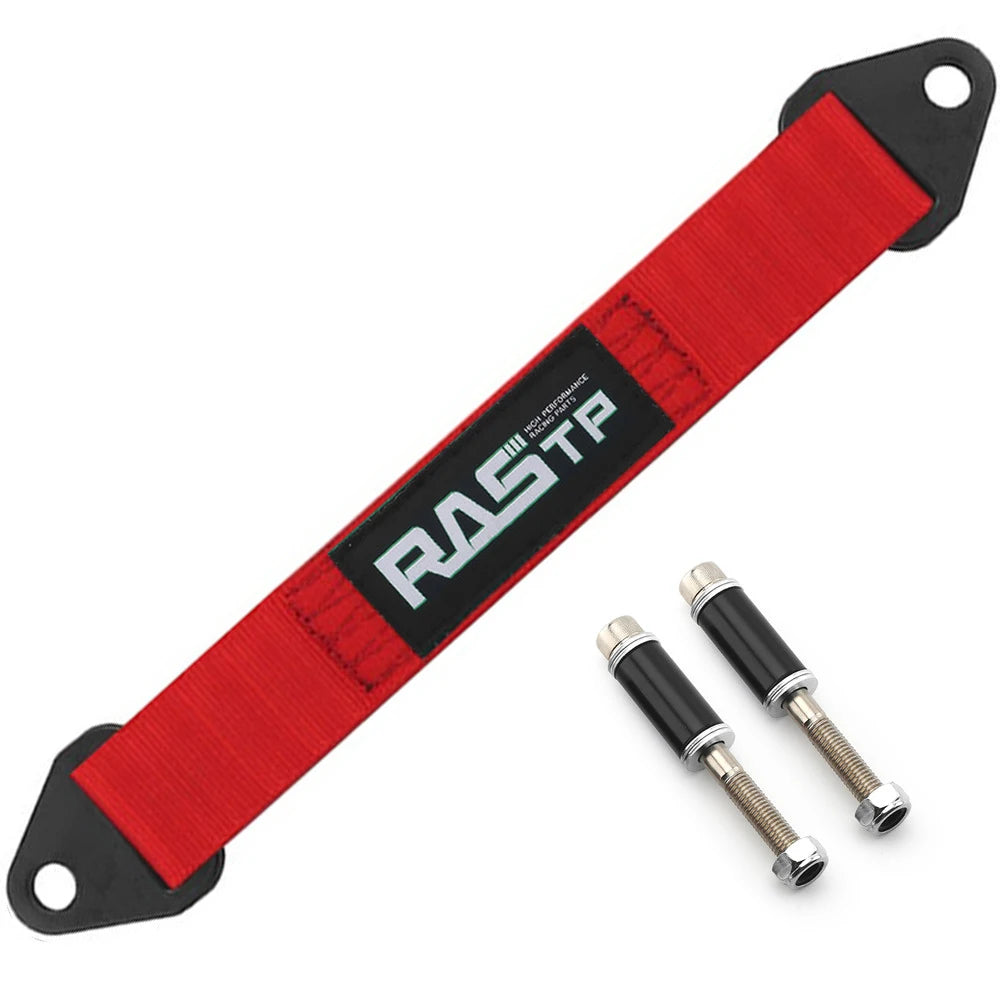 Strap mounted between chassis and axle