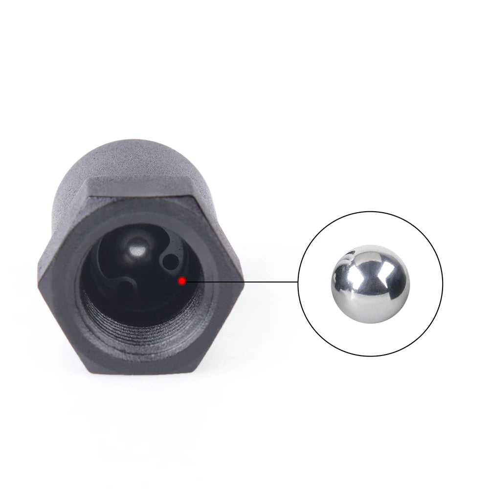 Inline Roll Over Check Valve 6AN Female to 6 AN Male Inline Fuel Cell Rollover Vent Valve Aluminum Adapter Fittings Tuck's Performance