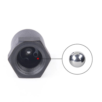 Inline Roll Over Check Valve 6AN Female to 6 AN Male Inline Fuel Cell Rollover Vent Valve Aluminum Adapter Fittings Tuck's Performance
