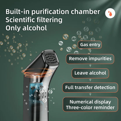Portable Digital Breath Alcohol Tester with LCD Display - product image 2