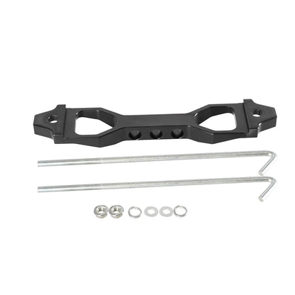 14CM/19CM Battery Hold Down Set, Car Racing Battery Tie Down Bracket Holder Lock Mount with J Bolts Tuck's Performance