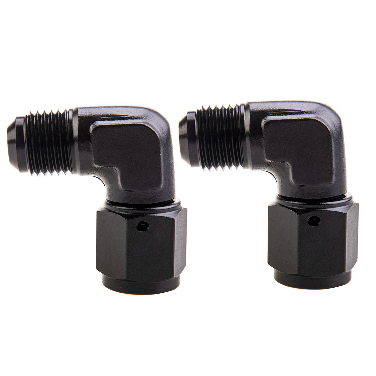 1Pc Aluminum AN6 AN8 AN10 Male To AN Female 90 Degree Swivel Coupler Union Apapters Fitting Fuel Oil Transformation Fittings Tuck's Performance