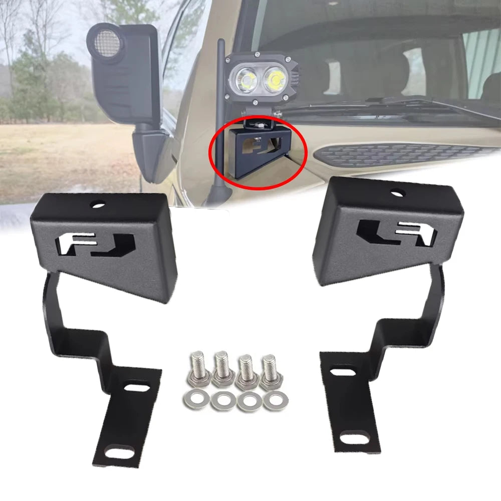 Toyota FJ Cruiser 2007-2016 Ditch Light Mount Brackets image 1