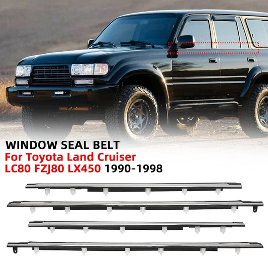 LandCruiser 80 window belt weatherstrip set