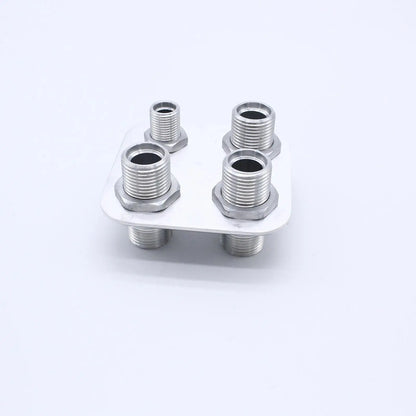 4 Port Automotive Heat and Cool System Replacement Firewall Bulkhead Tuck's Performance