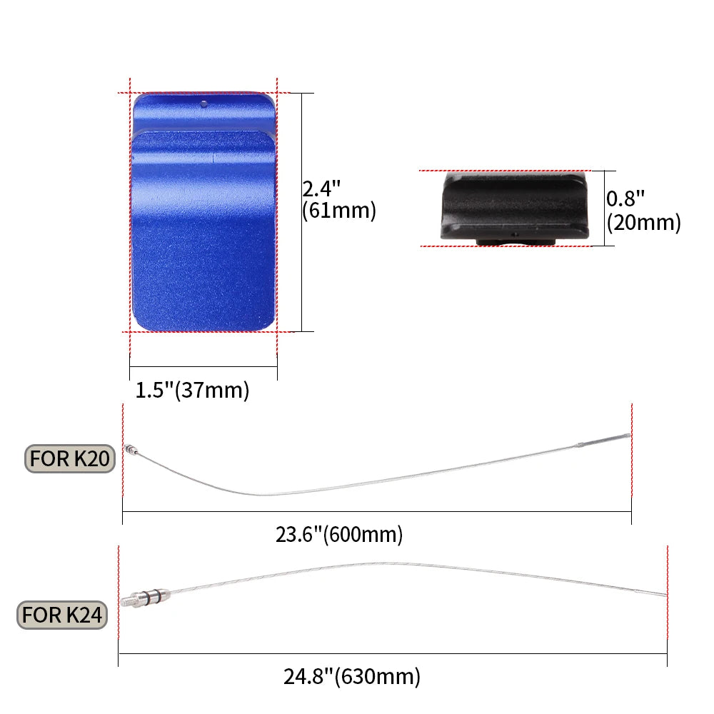 Honda K20 K24 Billet Oil Dipstick, K-Series Engine Dip Stick Tucks Performance