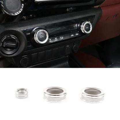 For Toyota Hilux air conditioner adjustment knob cover rearview mirror adjustment knob cover car interior accessories Tuck's Performance