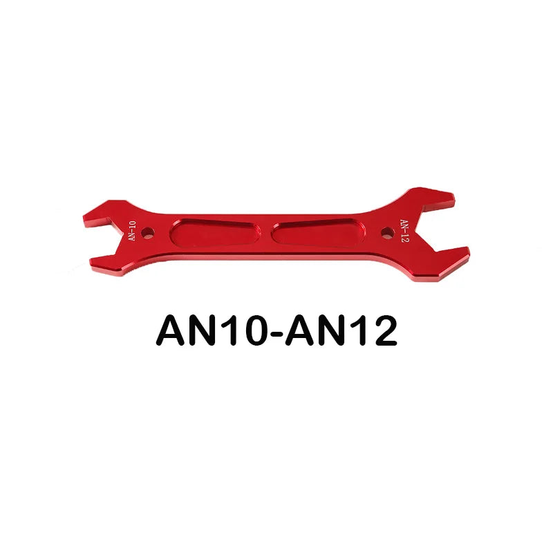 AN3 AN4 AN6 AN8 AN10 AN12 Double Ended Fitting AN Aluminum Wrench Hose Fitting Tool Socket Wrench Spanner Tool Kit Tuck's Performance