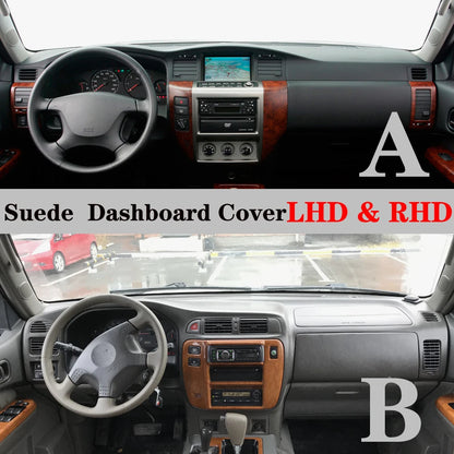 GU Patrol suede dash mat right hand drive