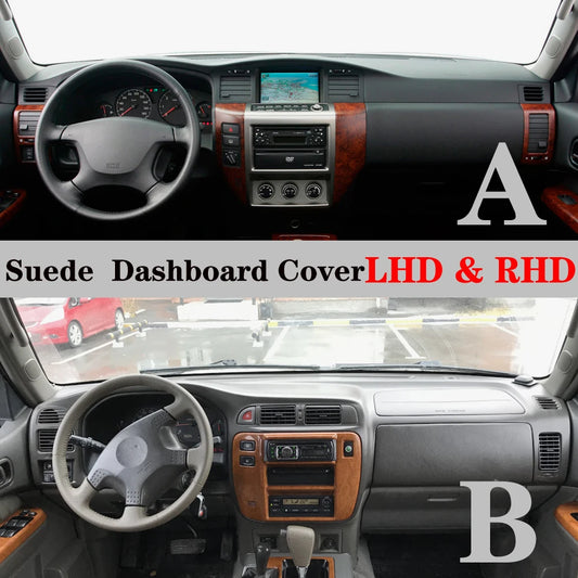 GU Patrol suede dash mat right hand drive
