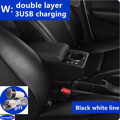 For Suzuki Jimny Armrest Box For Suzuki Jimny JB74 Car Armrest 2019-2026 Storage Box Cup Holder Retrofit Interior Car Accessory Tuck's Performance