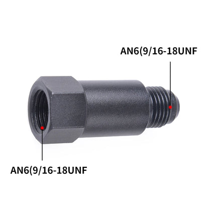 Inline Roll Over Check Valve 6AN Female to 6 AN Male Inline Fuel Cell Rollover Vent Valve Aluminum Adapter Fittings Tuck's Performance