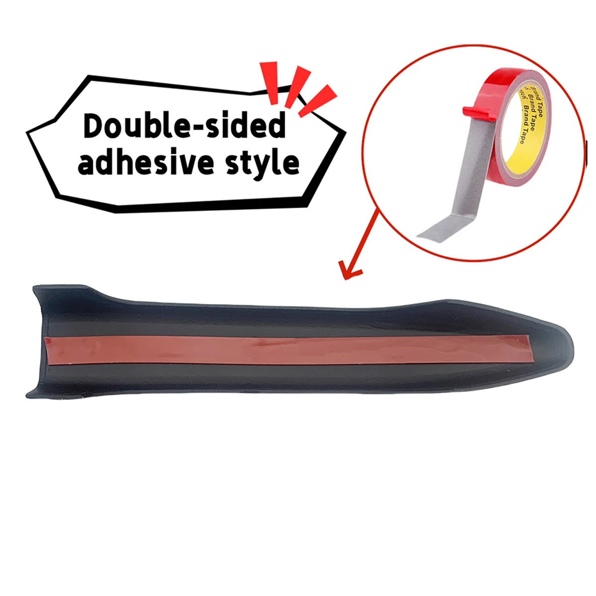Door handle cover double-sided adhesive tape backing