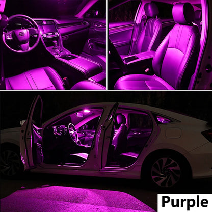 Interior LED kit contents including vanity and boot lights