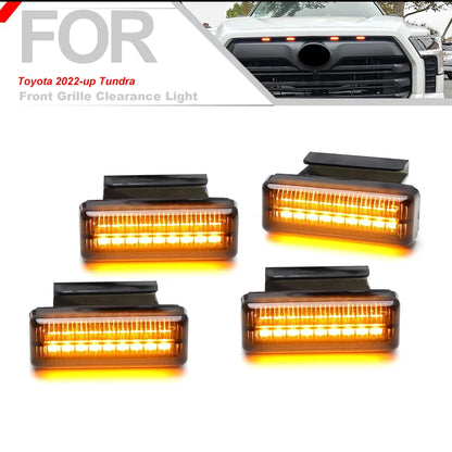 Toyota Tundra 2022-2025 Grille Clearance Lights 4pc product image 4