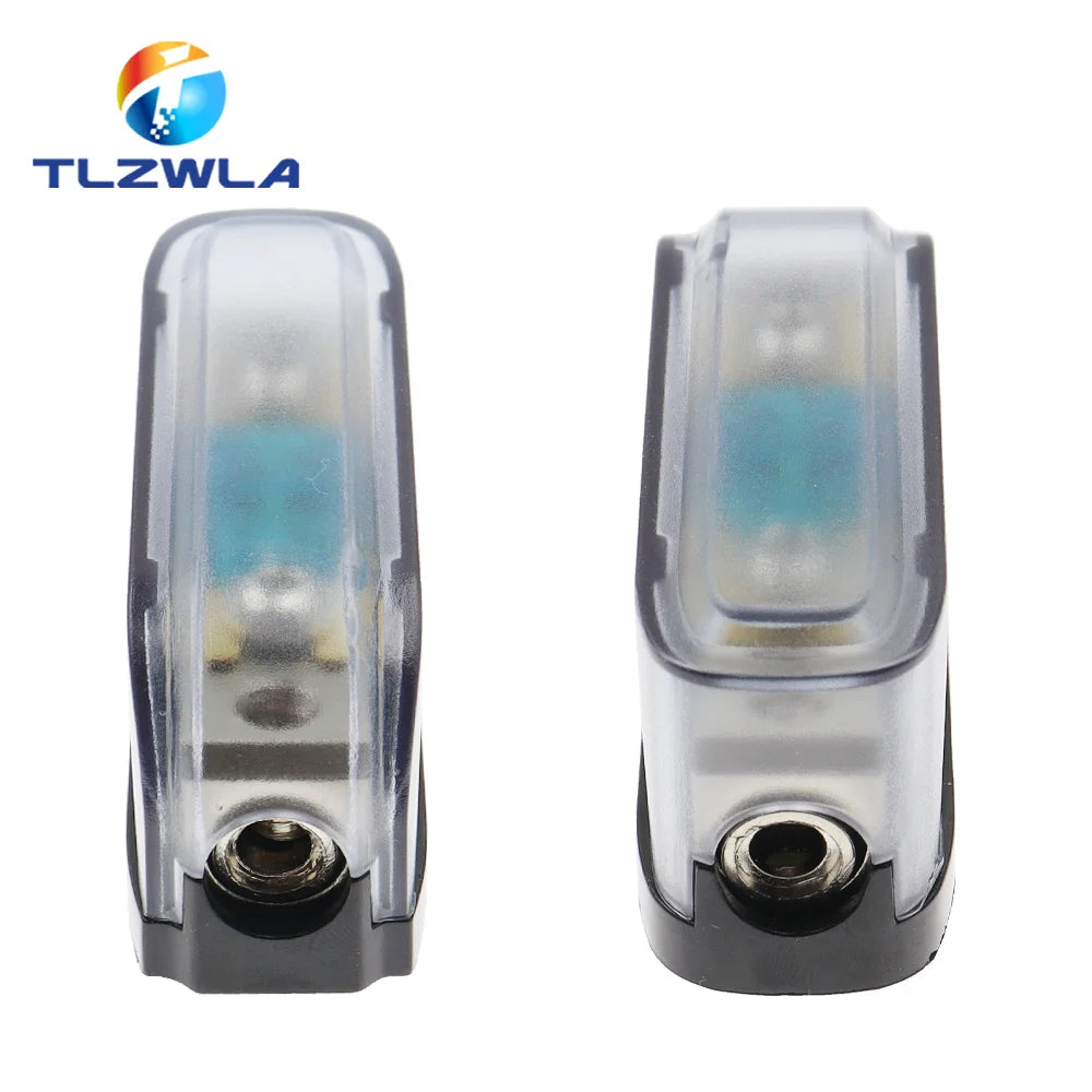 1Set Car Audio Auto Mini ANL AFS Car Fuse Holder Block with Fuse 20A 30A 40A 50A 60A 80A 100A 150A 200 MINI ANL 32V Good Quality Tuck's Performance