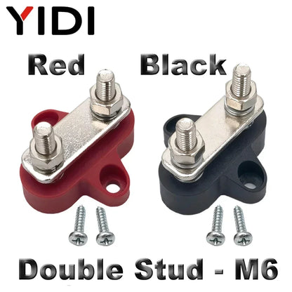 Universal Heavy Duty Battery Bus Bar Stud Pair – 12V–48V Power Distribution (M6 / M8 / M10) Tuck's Performance