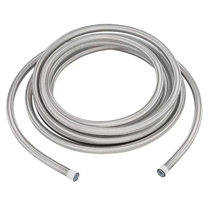 1M/3M/4M/6M AN3 AN4 AN6 AN8 AN10 Racing Hose 304 Stainless Steel Braided PTFE Brake Hose E85 Fuel Oil Line Oil Cooler Hose Pipe Tuck's Performance
