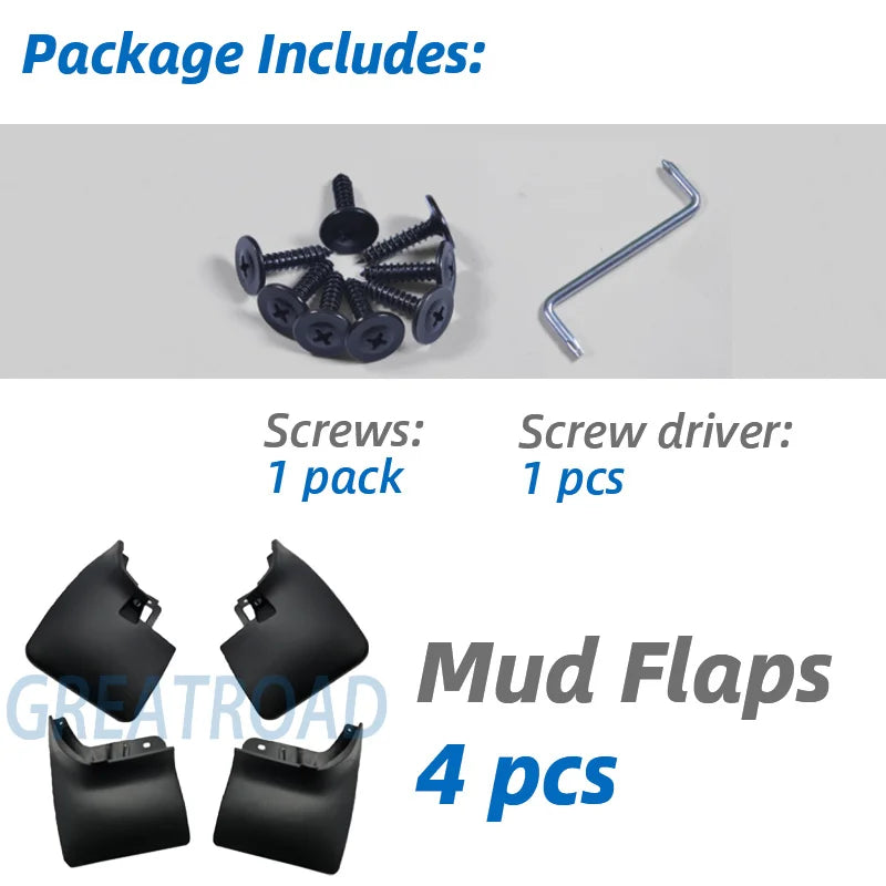 Front mud flap detail, Navara D22 4WD