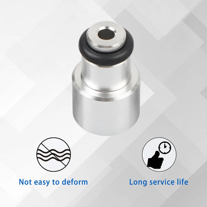 8Pcs Silver LS3 LS7 LS9 L76 Aluminum Shorty Fuel Injector Adapter Spacer to LS2 Intake Fuel Rail FP-1102 Tuck's Performance