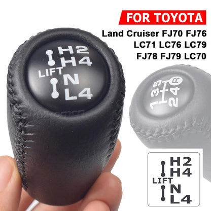 5 Speed For Toyota Land Cruiser FJ70 FJ76 FJ78 FJ79 LC70 LC76 Manual Transmission+Transfer Gear Shift Change Lever Knob HandBall Tuck's Performance