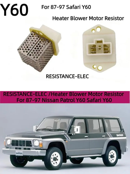 Nissan Patrol GQ heater blower motor resistor