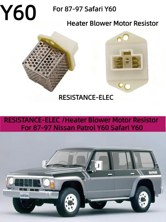 Nissan Patrol GQ heater blower motor resistor