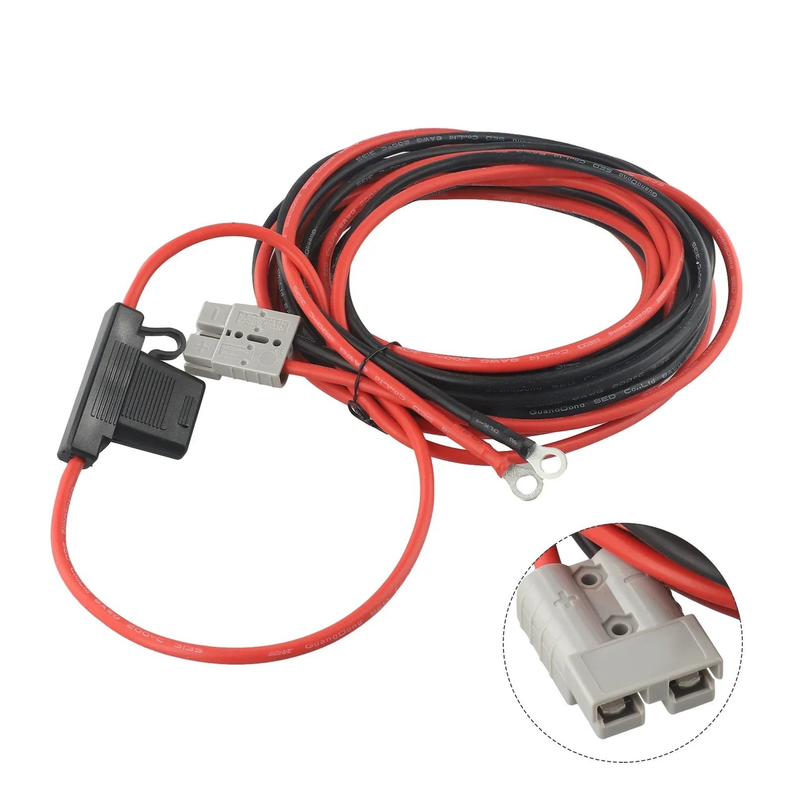 50A 12V Quick Connect Battery Cable Wiring Kit image 5