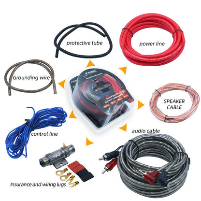 Car Amplifier Wiring Kit with 60A Fuse – 4GA to 10GA - product image 5