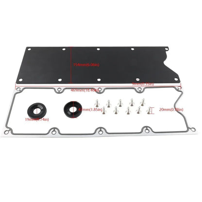 High-Quality Billet Aluminum Engine Blocks with Slim Valley Pan Cover Plate, Fit for LS Gen 3 LSX, LS1, LM7, LR4, LQ4, LS6, L59 Tuck's Performance